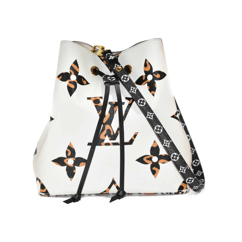 LOUIS VUITTON Neo Noe Monogram Jungle Canvas Drawstring Bag Shoulder